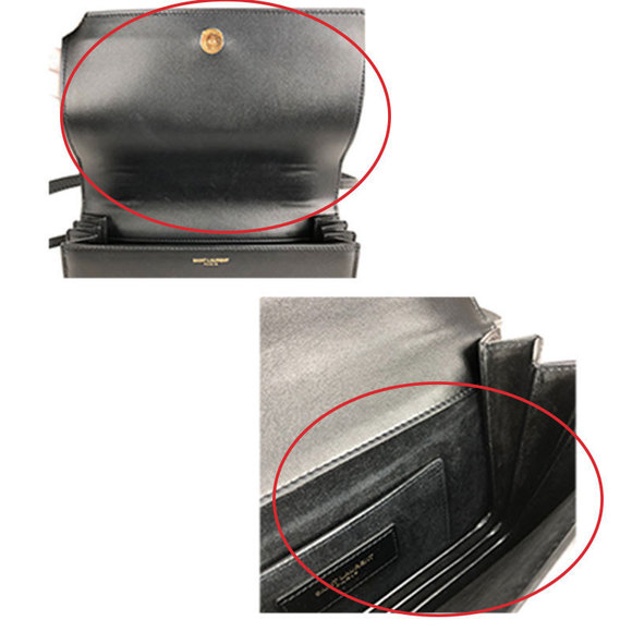 Saint Laurent Cassandra Shoulder Bag Black - Picture 6 of 9